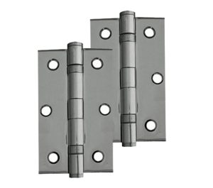 Frelan Hardware 3 Inch Ball Bearing Hinges, Polished Chrome - J8502PC