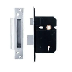 5 Lever Sash Lock - 63mm - Satin Stainless Steel Finish