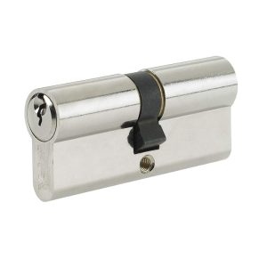 Yale B-ED3555-SNP Euro Double Cylinder, 3 Keys Supplied, Standard Security, Boxed, Suitable for All Door Types, Nickel Finish, 35:10:55 (100 mm)