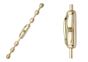 Elegant door espagnolette bolt / Cremone bolt upto 9 feet polished brass lacquered