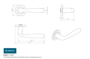 Carlisle brass - swl1127sss - steelworx swl peninsula lever on rose - finish - satin stainless steel (sss)