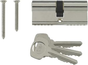 Yale B-ED3535-SNP - Euro Cylinder Lock - 35/35 (80mm) / 35:10:35 - Nickel Finish - Standard Security - Polybag