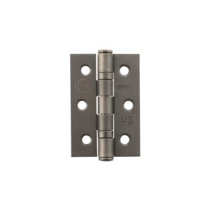 Atlantic CE Fire Rated Grade 7 Ball Bearing Hinges 3" x 2" x 2mm - Matt Gun Metal