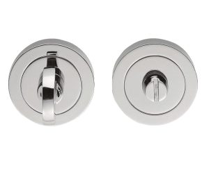 Manital Slimline Concealed Fix Turn & Release, Polished Chrome