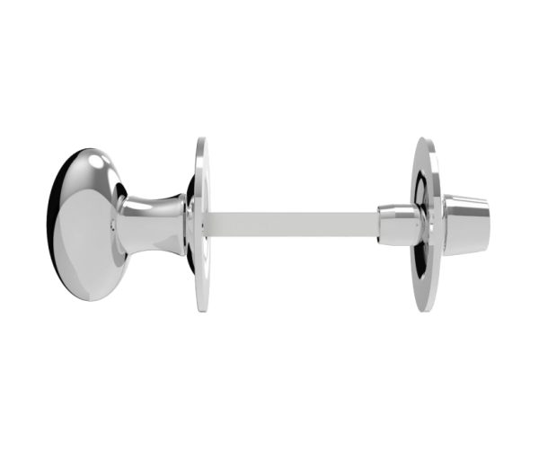 Oval Thumbturn & Release (5Mm Spindle For Bathroom Lock), Polished Chrome