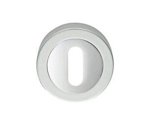 Manital Standard Profile Concealed Fix Escutcheon, Satin Chrome