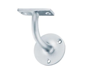 Heavyweight Handrail Bracket, Satin Chrome