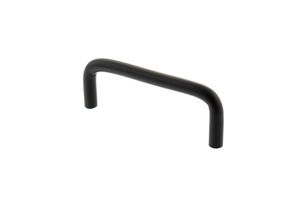 Atlantic D Cabinet Pull Handle 100mm x 9mm - Matt Black