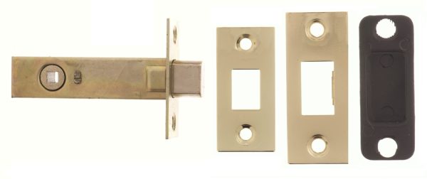 Atlantic Tubular Deadbolt 4" - Polished Brass