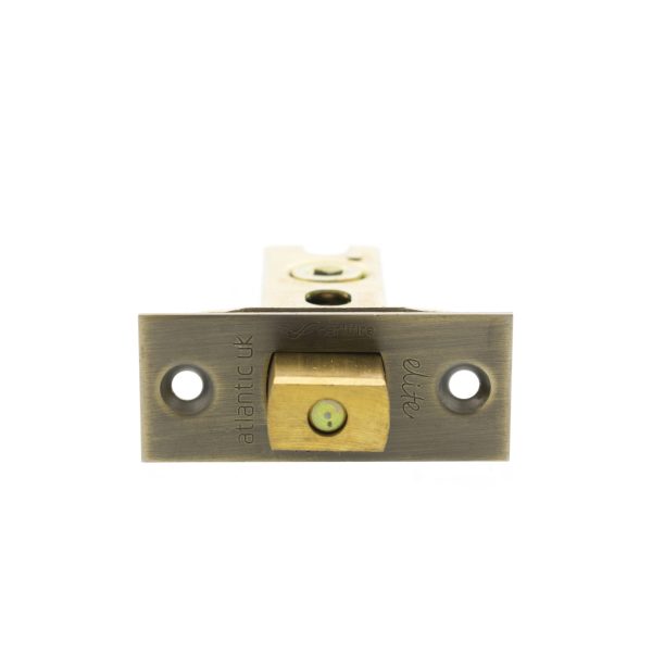 Atlantic Fire-Rated CE Marked Bolt Through Tubular Deadbolt 2.5" - Matt Antique Brass