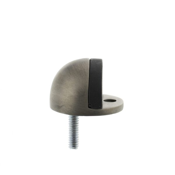 Atlantic Half-Moon Premium Floor Mounted Door Stop - Matt Gun Metal