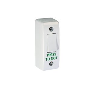 Narrow White Plastic Rocker Switch