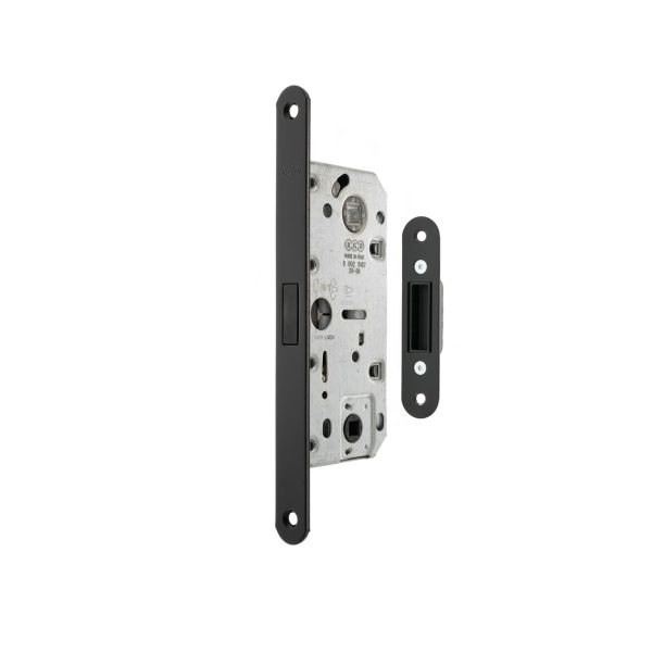 AGB Polaris 2XT Magnetic Euro Profile Sashlock with adjustable strikeplate 35mm backset - Matt Black