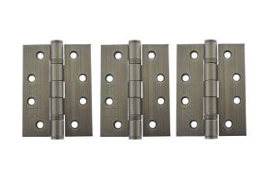 Atlantic Ball Bearing Hinges Grade 13 Fire Rated 4" x 3" x 3mm set of 3 - Urban Bronze