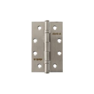 Atlantic Slim Knuckle Ball Bearing Hinges 4" x 2.5" x 2.5mm - Satin Stainless Steel