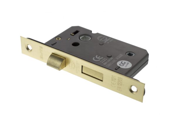 Atlantic Bathroom Lock [CE] 2.5" - Satin Brass