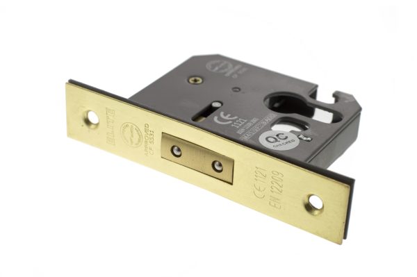 Atlantic Euro Deadlock [CE] 3" - Satin Brass