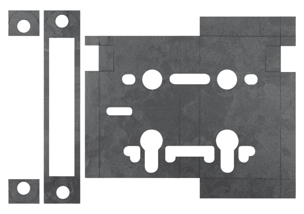 Atlantic Bathroom Lock Intumescent Lock Kit FD30 0.8mm