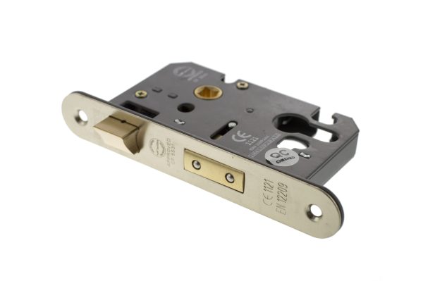 Atlantic Euro Radius Corner Sashlock [CE] 2.5" - Satin Nickel