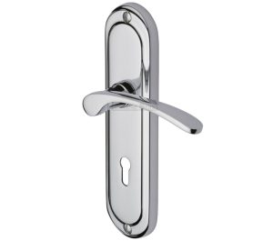 Heritage Brass Ambassador Polished Chrome Door Handles (Sold In Pairs)