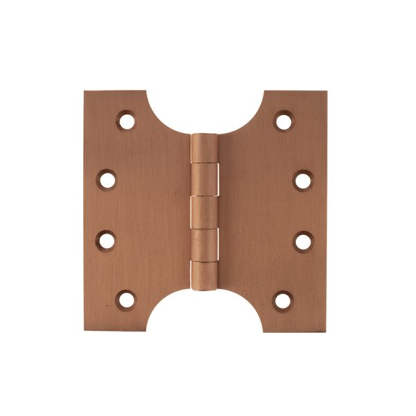 Atlantic (Solid Brass) Parliament Hinges 4" x 2" x 4mm - Urban Satin Copper