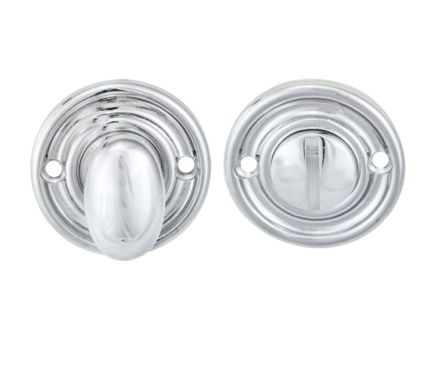 Classic Oval Turn & Release, Polished Chrome