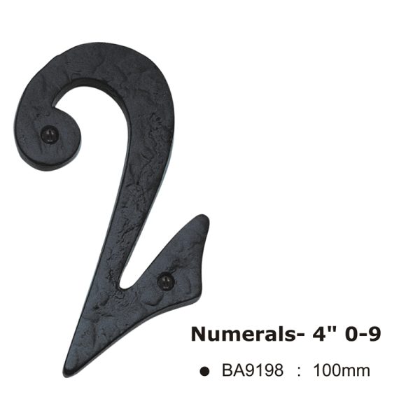 Numerals- 4" 0-9 -100Mm