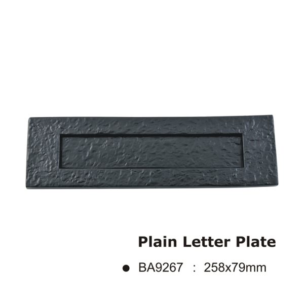 Plain Letter Plate -258X79Mm