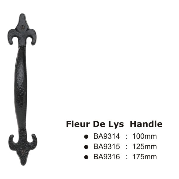 Fleur De Lys Handle -125Mm