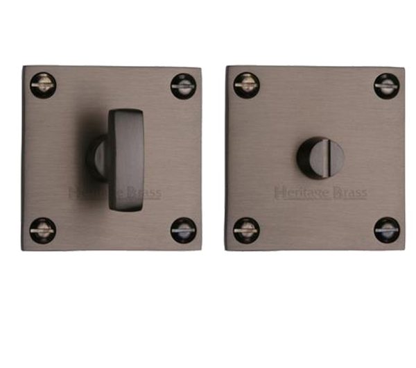 Heritage Brass Square 50Mm X 50Mm Turn & Release, Matt Bronze