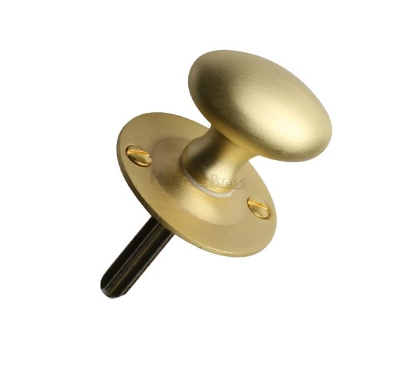 Heritage Brass Oval Hex/Rack Key Without Bolt, Satin Brass