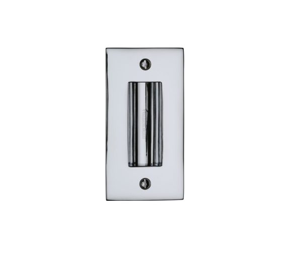 Heritage Brass Flush Pull Handle (102Mm Or 152Mm), Polished Chrome