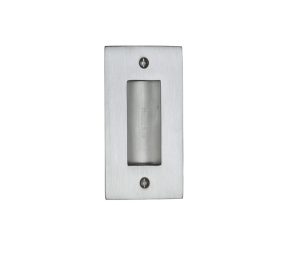 Heritage Brass Flush Pull Handle (102Mm Or 152Mm), Satin Chrome