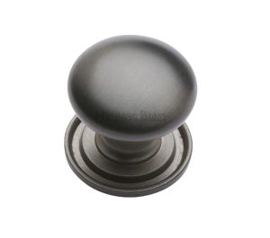 Heritage Brass Round Design Cabinet Knob (25Mm, 32Mm, 38Mm Or 48Mm), Matt Bronze