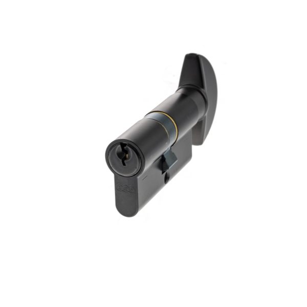 AGB 5 Pin Key to Turn Euro Cylinder 35-35mm (70mm) - Matt Black