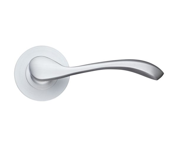 Zoo Hardware Da-T Savona Satin Chrome Door Handles (Sold In Pairs)