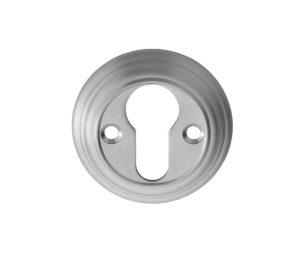 Delamain Euro Profile Escutcheon, Satin Chrome