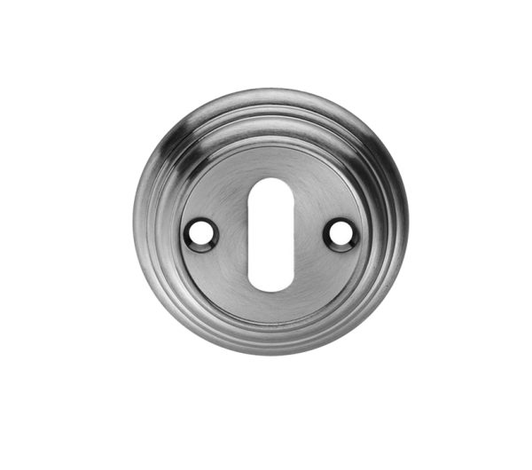 Delamain Standard Profile Escutcheon, Satin Chrome