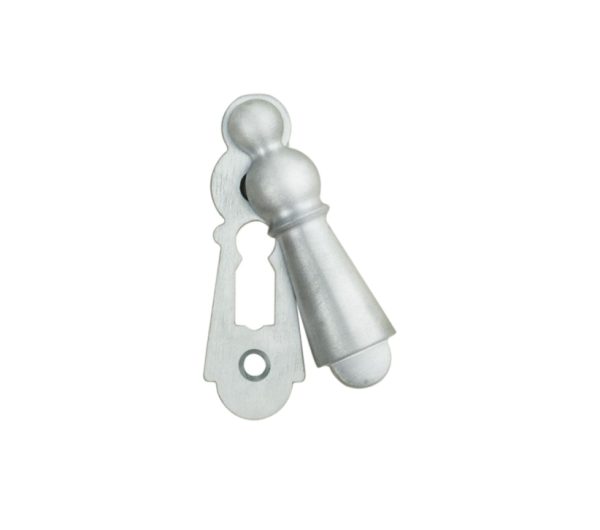 Large Covered Standard Profile Escutcheon, Satin Chrome