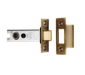 Heavy Duty Sprung Tubular Latch, Florentine Bronze