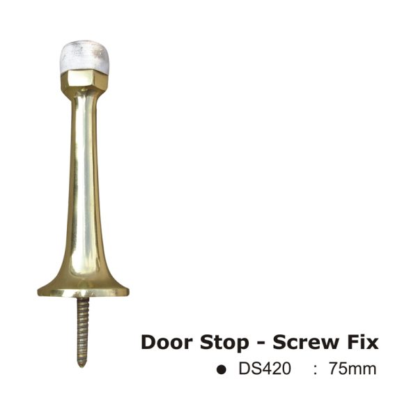 Door Stop - Screw Fix -75Mm