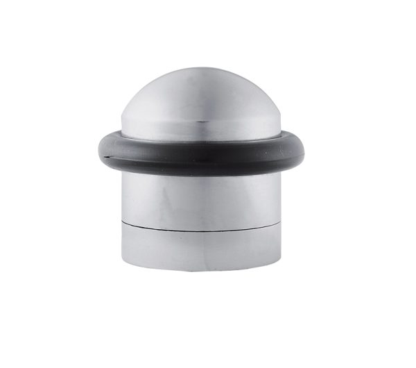 Floor Mounted Door Stop (35Mm Height), Satin Chrome