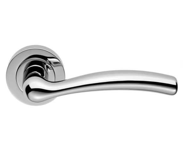 Manital Easy Polished Chrome, Satin Chrome Or Polished Brass Door Handles (Sold In Pairs)