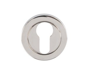 Euro Profile Escutcheon, Polished Nickel