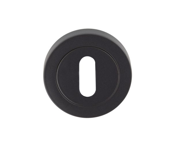 Serozzetta Standard Profile Escutcheons, Matt Black