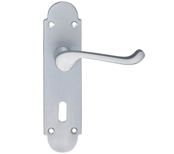 Zoo Hardware Fulton & Bray Oxford Door Handles On Backplate