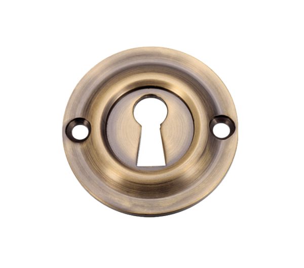 Zoo Hardware Fulton & Bray Standard Profile Escutcheon, Florentine Bronze