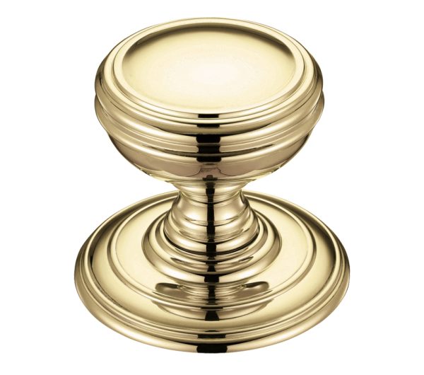 Zoo Hardware Fulton & Bray Concealed Fix Mortice Door Knobs, Polished Brass - (Sold In Pairs)