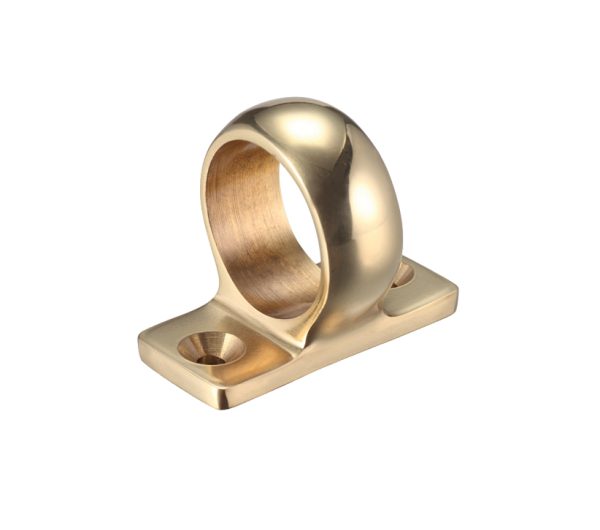 Zoo Hardware Fulton & Bray Window Sash Ring, Polished Brass