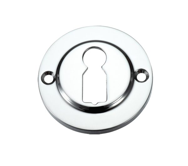 Zoo Hardware Fulton & Bray Standard Profile Escutcheon, Polished Chrome